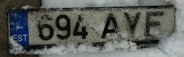 номер авто 694 AYE
