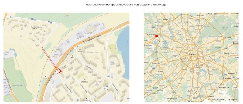 Карта пеш-перехода